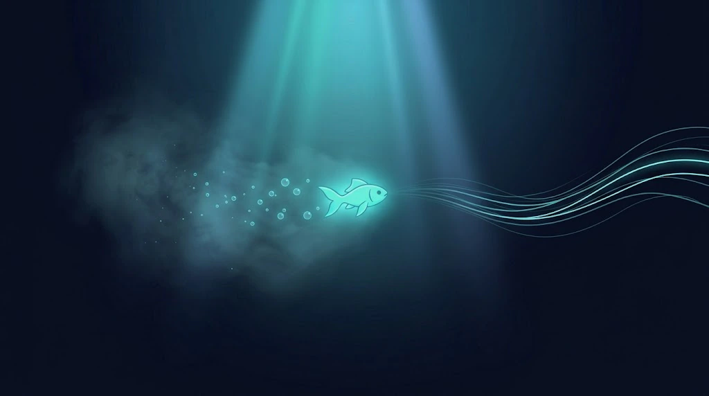 泳いでいるうちに、水の流れで方向がわかってくる。