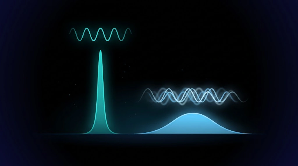 1つの局がくっきり鳴る受信機と、たくさんの局がかすかに混ざる受信機。